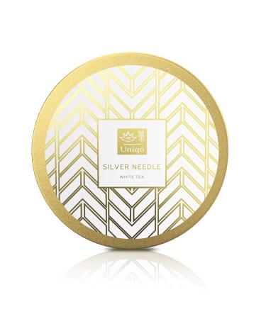Buy TEA Uniqo Silver Needle - Premium White Tea (Yin Zhen) - Loose Leaf in Elegant Gift Box - Pure Additive-Free Taste - Buy Online on GoSupps.com