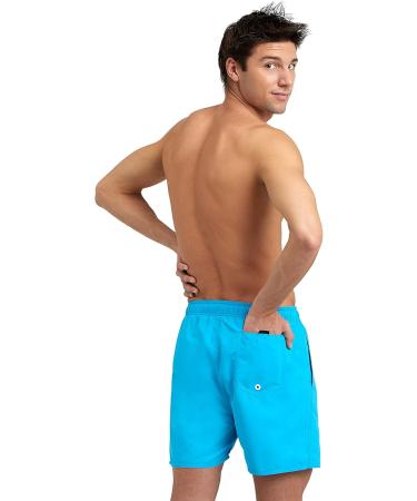 Buy Arena Fundamentals X-Short R Men's Swimming Trunks - Soft Fast-Drying Recycled Fabric for Beach & Pool - Turquoise-Dark Olive - Buy Online on GoSupps.com