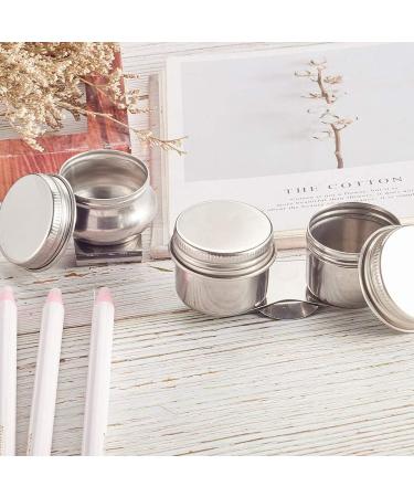 PandaHall 2 Set Double Dipper Palette Cups with Screw Lid and Clip, Single Palette Cup (25ml/0.8 Oz) - Buy Online on GoSupps.com