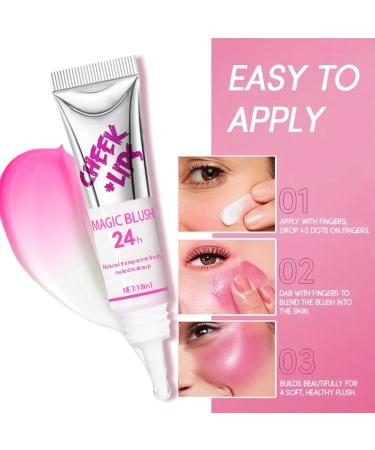  yztju Color-changing blush Color-changing liquid blush liquid blush for women face makeup | Cheeks and lips white blush liquid moisturizer - Buy Online on GoSupps.com