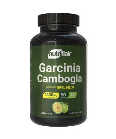 NutriFlair Garcinia Cambogia 95% HCA 90 Capsules