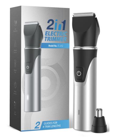 Manscape Body Hair Trimmer for Men-Electric Groin Groomer with Body Clippers Nose Hair Clippers USB C Charging Travel Lock Waterproof Cut Leg Chest Armpit Hair Gifts for Him