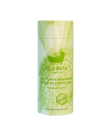 Eco Bath London Uplifting and Refreshing Epsom Salt Bath Soak Tube 1kg Epsom Bath Salt Made with Frankincense and Mandarin Essential Oils Magnesium Bath Salts Best to Use After Workout Uplifting and Refreshing 1 kg (Pack of 1)
