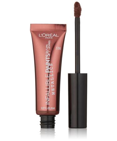 L'Or al Paris Infallible PAINTS/LIPS Metallic  Liquid Venom  0.27 fl. oz. 336 Liquid Venom - Buy Online on GoSupps.com