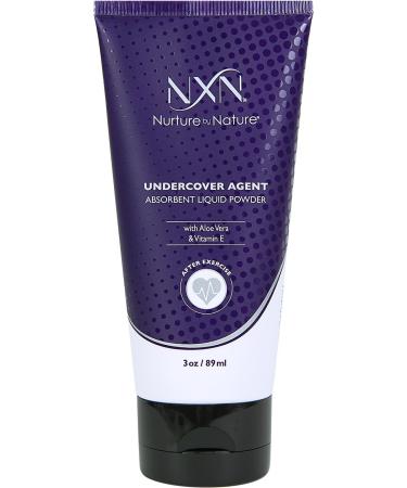 NXN Undercover Agent Liquid Powder  Anti-Sweat  For Breast  Private Parts  Crotch & Inner Thigh to Stop Odor & Chafe  Deodorant For Women  Natural Formula with Aloe & Vitamin E  3 Oz 3 Fl Oz (Pack of 1)