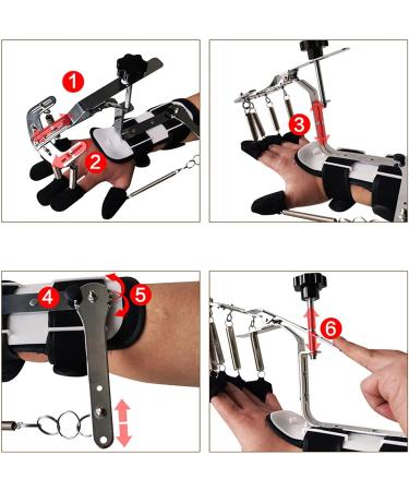 ZZBB Hand Splint Training Support Finger Training Board Finger Orthotics Fingerboard Stroke for Both Hands for Stroke/Hemiplegia - Buy Online on GoSupps.com