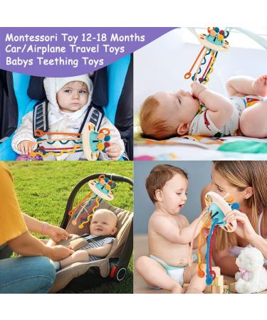 Jokooan Montessori Toy Set 3 in 1 | Multi-Sensory Stacking Toys for Toddlers | Perfect Motor Skill Development for Babies 1 Year and Up | International Shipping Available - Buy Online on GoSupps.com