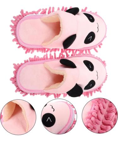 Beavorty Reusable Mop Slippers - Washable Cartoon Mopping Shoes for Easy Floor Cleaning | International Shipping Available - Buy Online on GoSupps.com