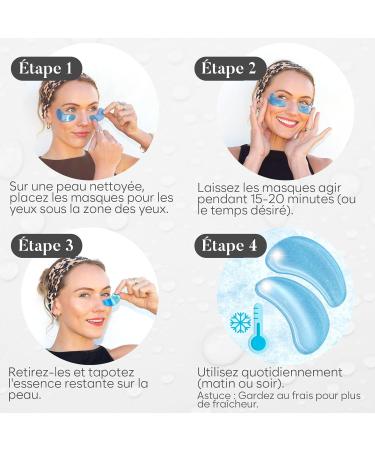 Patch Yeux Anti Cernes (30 paires) Masque Yeux avec Niacinamide et Acide Hyaluronique Patch Anti Cernes et Poches - Mix 30 V2 Glow Series - Buy Online on GoSupps.com