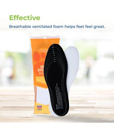 Rite Aid Foot Care Odor Stopper Insoles - 3 Pairs | Shoe Odor Eaters and Eliminator | Foot Care Inserts | Trim-to-Fit for All Sizes | Fights Foot Odor and Keeps Feet Fresh - Buy Online on GoSupps.com