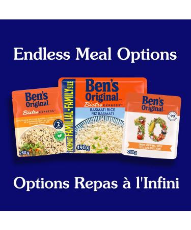 BEN'S ORIGINAL BISTRO EXPRESS Long Grain & Wild Rice Roasted Chicken Flavour Side Dish 250g Pouch Long Grain & Wild Rice Roasted Chicken 1 - Buy Online on GoSupps.com