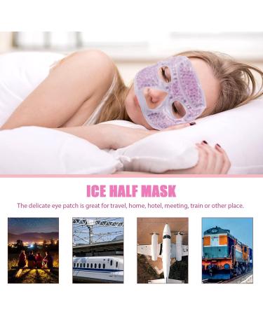of 3 Half Reusable Cooling Eye Hot and Cold School Travel Sleeping Eye Swelling Relief Plaster Shape Set Blindfold Face - Buy Online on GoSupps.com