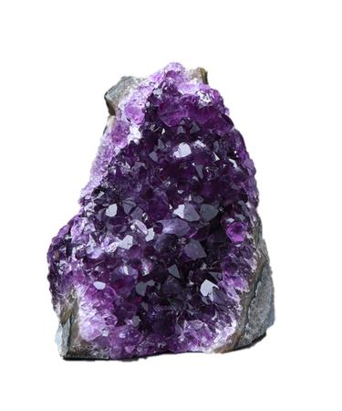 Natural Amethyst Quartz Crystal Cluster from Uruguay Raw Geode Quartz Specimens for Crystal Divination Home Decoration 1.1lbs Crystal Cluster