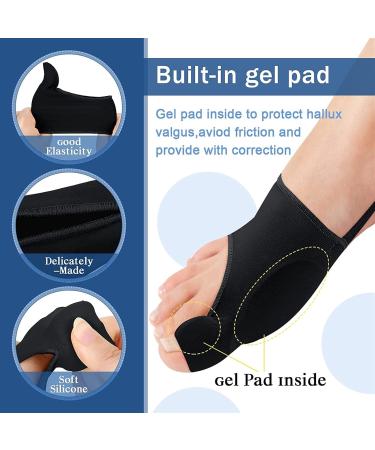 Misumi Toe Separator for Overlapping Toes - Orthopedic Bale Toe Rail Pain Relief for Large Toe Bales Non-Surgery Correction - Valgus-Toe Smoothing Black - Shop Now! - Buy Online on GoSupps.com