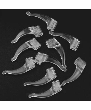Haobin 20 Pair Silicone Anti-Slip Glasses Ear Hooks - Comfortable Protection for Sunglasses & Eyeglasses - Buy Online on GoSupps.com