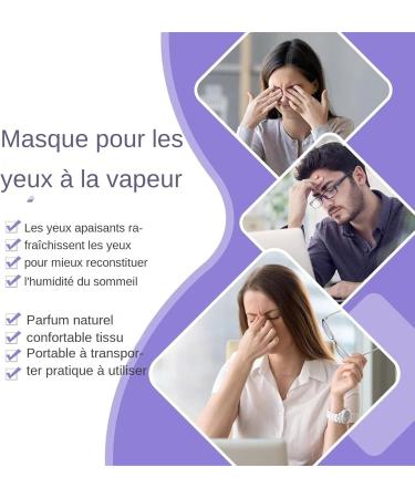  Zunishaone Steam Mask 10 Pieces Heated Steam Mask Hot Compresses for Home Spa Relaxation Bedtime Routine Meditation Session Post-Workout Recovery Relaxation - Buy Online on GoSupps.com