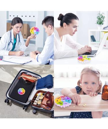 Large Weekly Pill Organizer 2022 - 7 Day Push Open Pill Box for Daily Medication, Vitamins, and Supplements - BPA Free - Buy Online on GoSupps.com