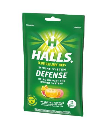 Halls Cough Drops Assorted Citrus 30-ct (Pack of 2) - Buy Online on GoSupps.com