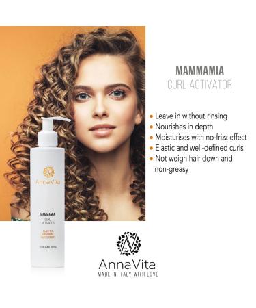 Mammamia Curl Activator - Vegan Sulfate-Free & Paraben-Free | Black Tea & Macadamia for Curly Coarse Hair - 8.45 Fl oz - Buy Online on GoSupps.com