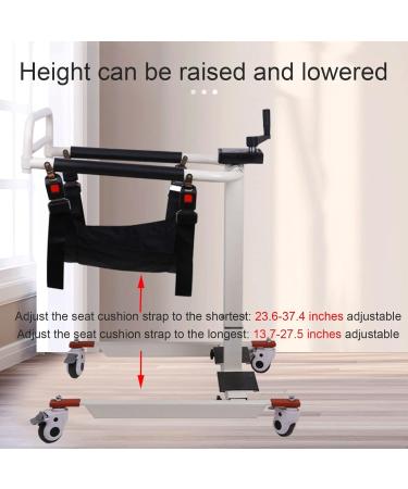Portable Transfer Lifter Patient Lifts Home Use Lift Wheelchair for Home Lift Aid Multi-Function Lift Easy Transfer to Toilet and Bathroom with Removable Cushion - Buy Online on GoSupps.com