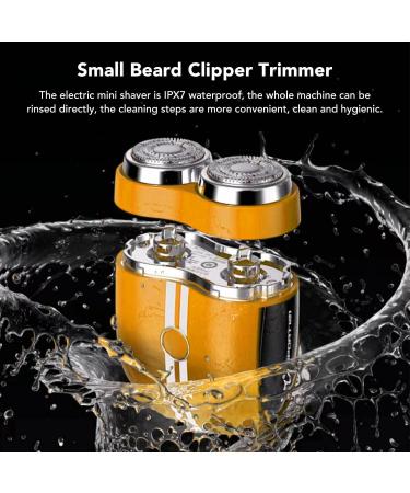 SWZA Mini Electric Shaver Type C Rechargeable Portable Powerful for Men Women Net Wet Dry Dual Use for Travel Office Business Trip (Yellow) - Buy Online on GoSupps.com