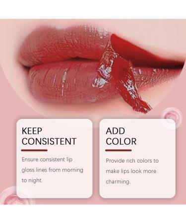 Pakivs 3Pcs Peel Off Lip Liner Long Lasting Tattoo Lip Pencil Waterproof Peel Off Matte Finish Lip Stain Highly Pigmented Lip Gloss - Buy Online on GoSupps.com