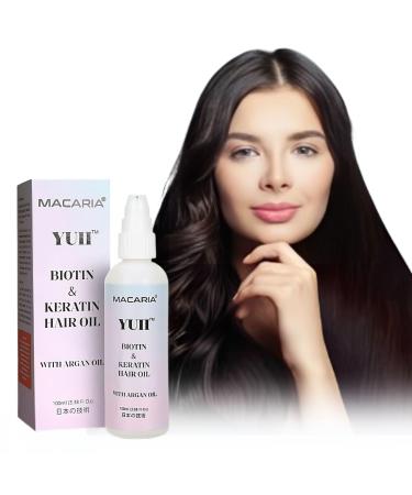 Macaria Herbal Pvt ltd Yuii Biotin Hair Oil for hair Fall