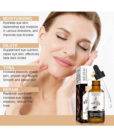 Caffeine Eye Serum with EGCG Vitamin C & Hyaluronic Acid | Revitalize & Refresh Your Eyes - Buy Online on GoSupps.com