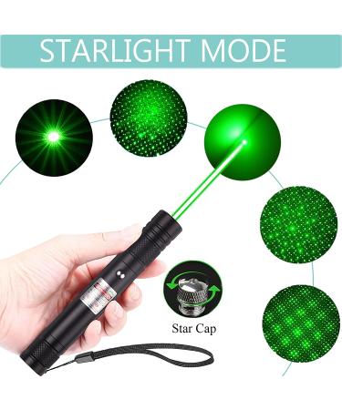 High Power Rechargeable Green Laser Pointer for Camping & Hiking | 2000m Range | USB Charger - Buy Online on GoSupps.com