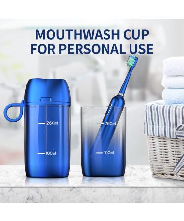 ANYCOVER Sonic Electric Toothbrush for Adults - 41000 VPM, 4 Modes, Smart Timer, 6 Brush Heads - Portable Travel Case - 90 Days Battery Life - Blue - Buy Online on GoSupps.com