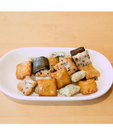 Maven Wholefoods Japanese Rice Cracker Mix 250g | GMO Free | Vegan | Crispy & Toasted | Snacking | Dairy Free | Ready to Eat | A Mix of Peanut Crackers & Rice Crackers (250g) Peanut 250g - Buy Online on GoSupps.com