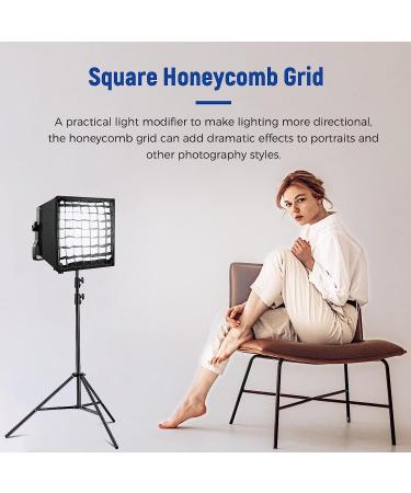 NEEWER Foldable Softbox Diffuser with Grid for NL660 LED Light - Ideal for Studio Photography & YouTube Video Lighting - Buy Online on GoSupps.com