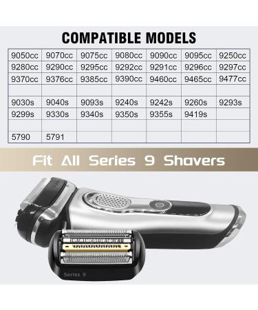 92B Electric Shaver Replacement Head for Series 9 Razors - Compatible with 9290cc 9291cc 9370cc 9293s 9385cc 9390cc 9330s 9296cc - International Shipping Available - Buy Online on GoSupps.com