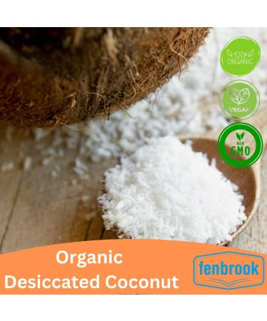 Organic Desiccated Coconut 1kg | Certified Organic by Fenbrook Organic - Buy Online on GoSupps.com