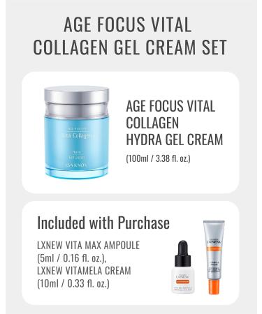 Shop ISA KNOX Age Focus Vital Collagen Hydro Gel Cream & LXNEW Vita Set - Korean Skincare with Vitamins C B12 & E | LG Beauty International Shipping - Buy Online on GoSupps.com