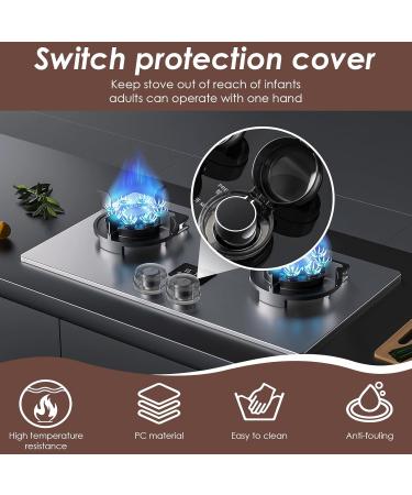 6-Piece Child Lock for Stove Rotary Buttons | Oven Safety Protection for Kids - Black - Buy Online on GoSupps.com