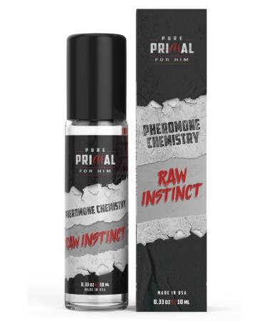 Raw Instinct - Pheromone Cologne For Men To Attract Women - Male Pheromone Perfume Oil - Men's Cologne With Pure Pheromones - Long-Lasting Pheromones Perfumes For Men - 0.34 oz (10 mL)