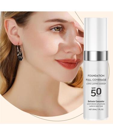  Chaies Liquid Foundation | Natural Beauty Concealer - Long-Lasting Concealer SPF 50 Suitable for All Skin Types - Buy Online on GoSupps.com