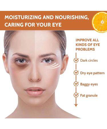 Trendyfave Vitamin C Eye Cream Under Eye Cream for Dark Circles and Puffy Eyes Eye Bags Remover Hydrating Eye Cream Fade Fine Lines Anti Aging Eye Cream for All Women Men Skin - Buy Online on GoSupps.com