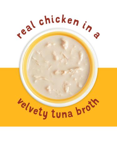Friskies Lil' Soups Cat Food Complement Flaked Chicken - 34 g Cup (8 Pack) Flaked Chicken in Tuna Broth - Buy Online on GoSupps.com