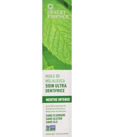Desert Essence Tea Tree Oil Toothpaste - Mega Mint 6.25 oz | Natural Oral Care - Buy Online on GoSupps.com