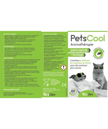 ANIDEV - Petscool Diffuser + 40 ML Refill - Aromatherapy Diffuser - Animal Stress Management - Mammals And Birds - Buy Online on GoSupps.com