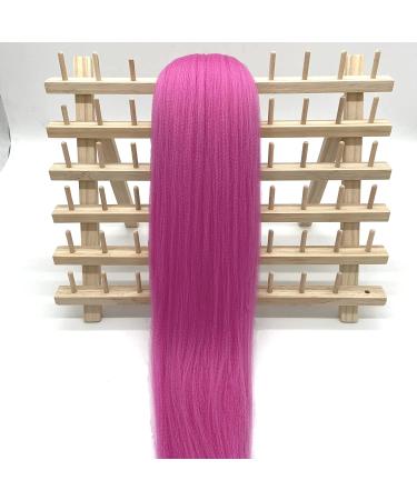 Pre Stretched Braiding Hair 30 Inch Pack of 3 - Purple Pink Kanekalon Braid Hair - Buy Online on GoSupps.com