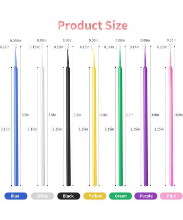 Annhua 200PCS Micro Applicator Brushes - Disposable Makeup & Eyelash Extension Brushes in Green - Buy Online on GoSupps.com