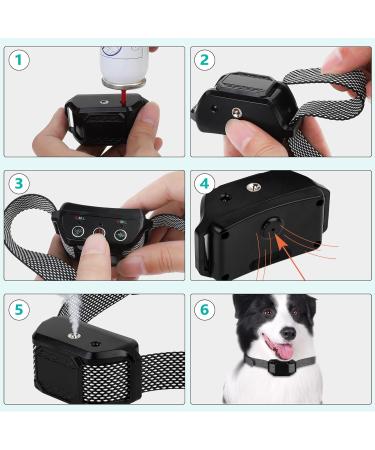 Supernight Citronella Anti Barking Spray Collar - Safe & Humane Dog Training Device with Rechargeable Feature and Adjustable Straps - Buy Online on GoSupps.com