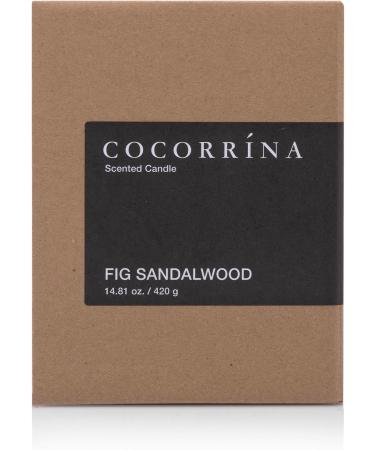 Cocorr na Candle - Natural Soy Sandalwood Candle in Glass | 46-Hour Burn | Perfect Christmas Gift | 420g Fragrance Candle with 2 Wicks - Buy Online on GoSupps.com