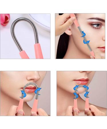 4-Piece Women's Facial Hair Removal Kit | Manual Epilator & Beauty Tools for Chin Cheeks & Fluff - Effective Hair Remover - Buy Online on GoSupps.com