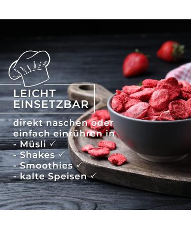  GREAT VITA GreatVita - Dried Strawberries - 1250g - Freeze-dried strawberry slices - Premium quality - No added sugar - 100% whole fruit - Buy Online on GoSupps.com