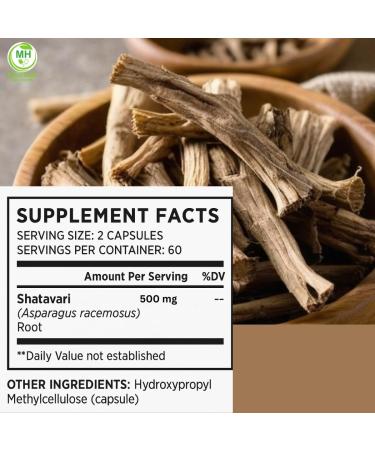 Morsan Healthcare Shatavari Capsules 500 mg | Asparagus Racemosus Extract | 60 Vegan Capsules |Pack of 4 | Natural Ayurvedic Herbal Supplement for Women | Plant-Based Formula for Daily Wellness - Buy Online on GoSupps.com