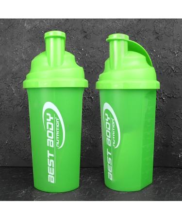 Best Body Nutrition Protein Shaker - 700ml BPA Free Green - Premium Quality Protein Shaker for Smoothies & Shakes - International Shipping Available - Buy Online on GoSupps.com